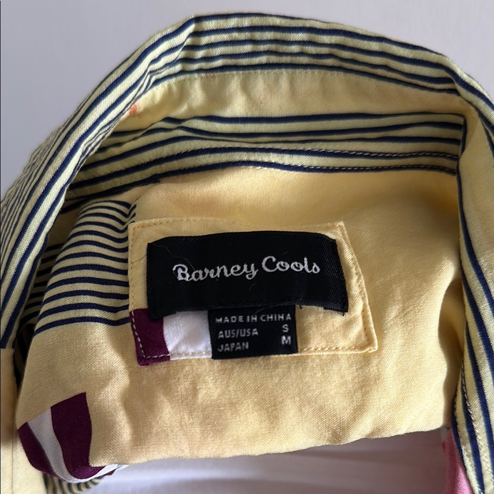 Barney Cool’s Colorful Patchwork Button-Up Shirt - Picture 3 of 3